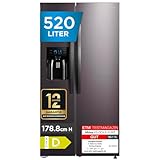 Midea KS-DDX 6.32 WT Side-by-Side Kühl-/Gefrierkombination/ 178,8 cm Höhe/ 254...