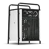 TROTEC Elektro Heizlüfter TDS 50 – Heizleistung 4,5 kW / 9 kW – Bauheizer...