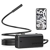 DEPSTECH 1200P WiFi Endoskopkamera mit Licht Handy Endoskop, 2.0 Megapixel HD...