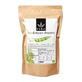 Bio Erbsenprotein 1000g, aus Erbsen angebaut in USA/Kanada, 85% Eiweiß, vegan,...