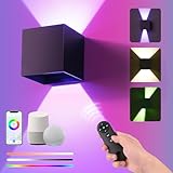 Comius Sharp Smart WiFi LED Wandlampe Innen/Außen mit Alexa/Google...