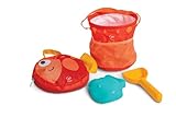 Hape Faltbares Strand-Spielset - mit Eimer, Schaufel und Sandförmchen,...