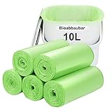 Müllsäcke kompostierbare müllbeutel-120pcs biomülltüten-10L: Aievrgad 2,6...