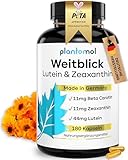 Weitblick - 180 Lutein Zeaxanthin Kapseln - Augenvitamine hochdosiert mit 44mg...