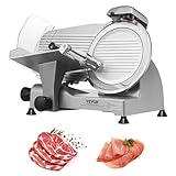 VEVOR Kommerzieller Fleisch Allesschneider 340 W, Elektrische Aufschnittmaschine...