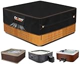 Enzeno Outdoor SPA Whirlpool-Abdeckung, wasserdicht, rechteckig, 215,9 x 170,2...