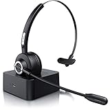 CSL - kabelloses Headset mit Ladestation - Mono Bluetooth Headset mit Mikrofon -...