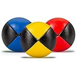 Diabolo Freizeitsport Jonglierbälle 3er Set, 62mm Jonglierball mit nachhaltiger...