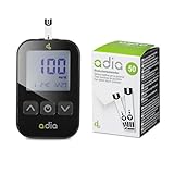 adia Diabetes-Set (Messeinheit: mg/dl) mit 60 Blutzuckerteststreifen,...