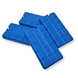 ToCi 4er Set Kühlakkus mit je 200ml | 4 Blaue Kühlelemente für die...