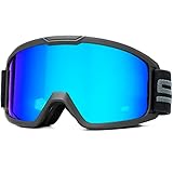 SPOSUNE Ski/Motorrad ATV Brille mit Anti-Beschlag-Doppelscheibe - Off Road...