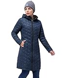 33,000ft Wintermantel Damen Steppmantel Leicht Parka Wasserdicht Winterjacke...