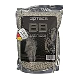 OpTacs Softair - Kugeln Ultimate Premium BBS 0,20 g 1000 STK. Weiß, Airsoft 6mm...