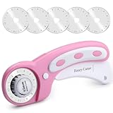 Namner Rollschneider 45mm mit 5 Ersatzklingen und Sicherheitsverschluss,...