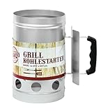 Blumixx Anzündkamin für Grillkohle – hochwertiger Grillanzünder aus echtem...