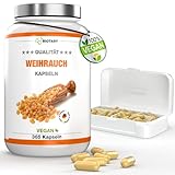 Weihrauch Extrakt, 365 Kapseln, 940 mg Tagesportion, 6 Monatsvorrat, inklusive...