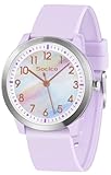 SOCICO Kinderuhr Analog, 5ATM/50M Wasserdicht Armbanduhr Kinder Mädchen Jungen...