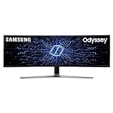 Samsung Odyssey Ultra Wide Curved Gaming Monitor C49HG90, 49 Zoll, VA-Panel,...