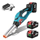 ONEVAN Akku Grillanzünder, 2-in-1 Heißluftfön Zünd & Blasmodus, Temperatur...