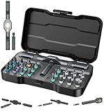 OQIMAX 24 in 1 Ratschenschraubendreher Set – Magnetisches Schraubendreher Set...