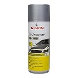 NIGRIN Lackspray, 400 ml, Autolack Silber, schützt Felgen und Karosserie vor...