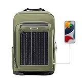 ROCKBROS Solarrucksack Solar Rucksack 20L mit Flexiblem Abnehmbarem 10V 14W...