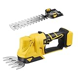Grasschere Strauchschere Set kompatibel mit Dewalt 20V Akku, 2 in 1 Mini...