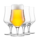 SCHOTT ZWIESEL Universalglas Beer Basic 0,3 (4er-Set), klassisches Bierglas für...