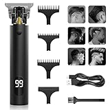Akku-Haarschneider, professionelle Haarschneidemaschine, T-Klingen-Trimmer,...