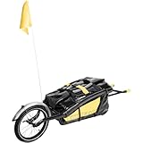 Topeak Gabelsteckachsen-Adapter TX Yoke für Journey Trailer, Schwarz Gelb