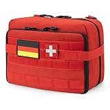 Jueachy Reiseapotheke, Groß Kapazität Medikamententasche Leer Erste Hilfe...
