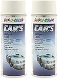 DUPLI-COLOR 385896 CAR´S weiß glänzend 400 ml (Packung mit 2)
