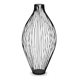 Metall Vase im Gitter Design für Trockenblumen - 45 cm - Deko Ständer für...