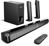 ULTIMEA 4.1-Kanal Soundbar für TV Geräte mit Subwoofer, App, teilbare 2-in-1...