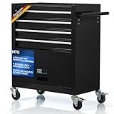 NTG Werkstattwagen 4 Schubladen + großes Fach - leer - Kugelgelagerte...