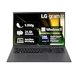 2024 LG gram 17 Zoll Notebook - 1350g Intel Core Ultra7 Laptop (32GB RAM, 2TB...