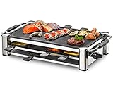 ROMMELSBACHER RCC 1500 Raclette-Grill (extra langes Kabel (2m), Tischgrill für...
