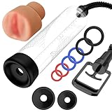 Penispumpe für Männer Manuelle Vakuum Pumpe zur Penisvergrößerung mit...