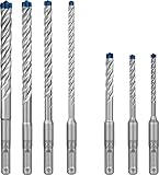 Bosch Professional 7x Expert SDS plus-7X Hammerbohrer Set (für Stahlbeton, Ø...