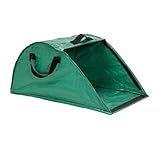 EUROtops Laubsammler mit Kehrkante | 100 l Volumen | Reißfest & leicht | 3...