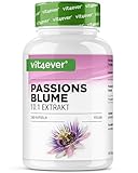 Passionsblume Extrakt - 240 Kapseln - Premium: 1100 mg Extrakt 10:1 (entspricht...