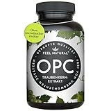 OPC Traubenkernextrakt – 240 Kapseln mit 1000mg OPC Extrakt – Höchster OPC...