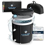 Eishelden Premium Eisbad (80 cm Ø) XL Komplettset - Kryotherapie für Sportler...