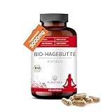 Bio Hagebutte Kapseln I 3000mg Tagesdosis I 180 Hagebutte-Kapseln hochdosiert I...