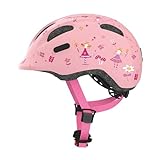 ABUS Kinderhelm Smiley 2.0 - Robuster Fahrradhelm für Mädchen und Jungs - Rosa...