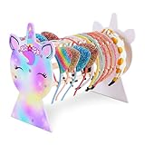Unicorn Castle Haarreif Ständer Haargummi Aufbewahrung Haarschmuck Kinder...