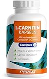 L-Carnitin hochdosiert 2250 mg - 150 Carnipure® L-Carnitin Kapseln mit...