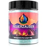 Feuerzauber Pulver 300 g für tolle Momente am Kamin, Lagerfeuer, Outdoor-Events...