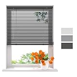 Radeco® Aluminium Jalousie 200 x 175 cm anthrazit 25mm lamellen, Größen von...