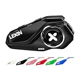 LEXIN G2 Motorrad Bluetooth Headset, Helm Kommunikationssystem für 2 bis zu 6...